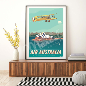 Affiche "Air Australia"