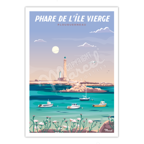 Poster ILE VIERGE "The Lighthouse"