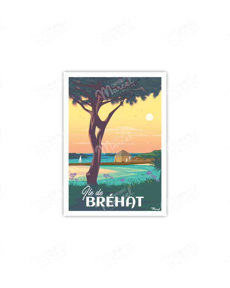 Postcard ILE DE BREHAT