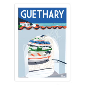 Affiche GUETHARY "Le Port"