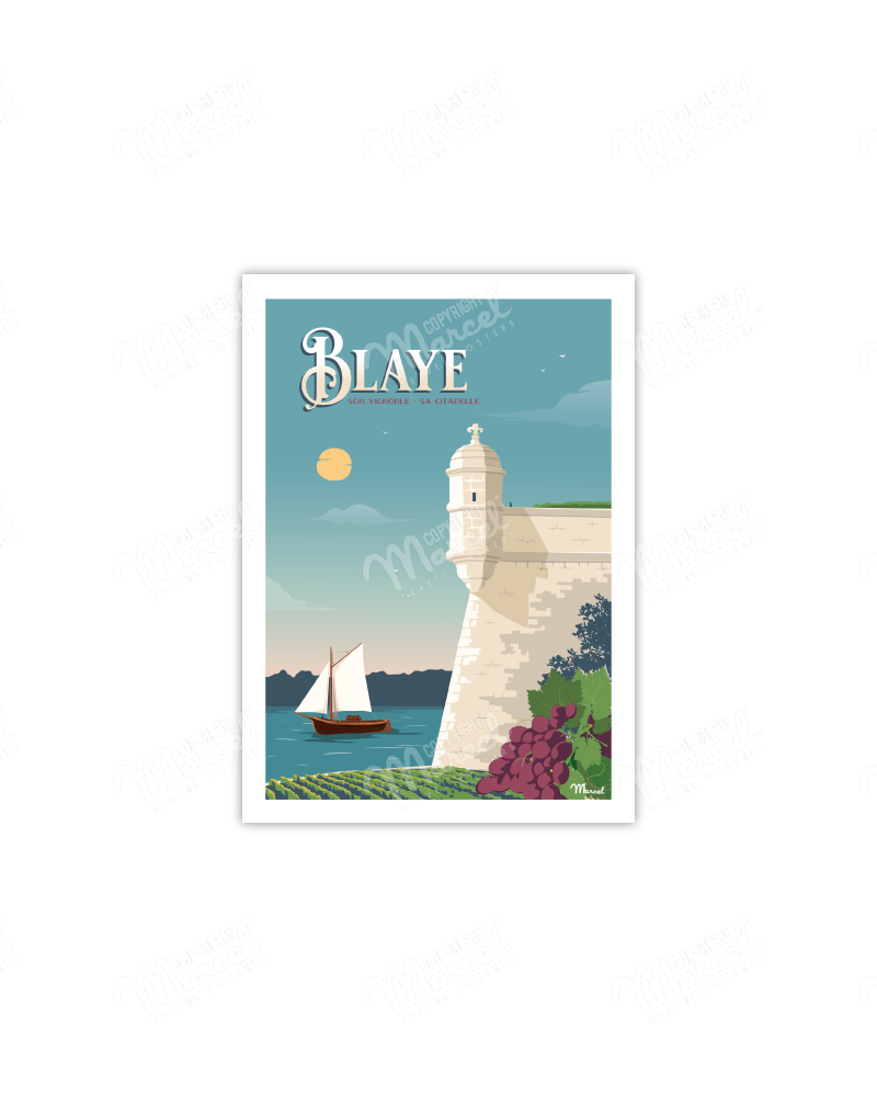 Carte Postale BLAYE ''La Citadelle''