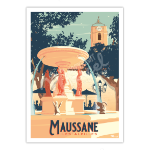 Poster MAUSSANE-LES-ALPILLES
