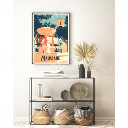 Poster MAUSSANE-LES-ALPILLES