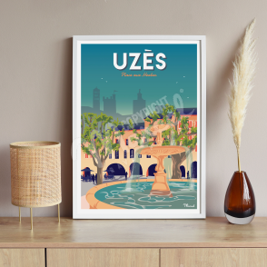 Poster UZES "Place aux herbes"