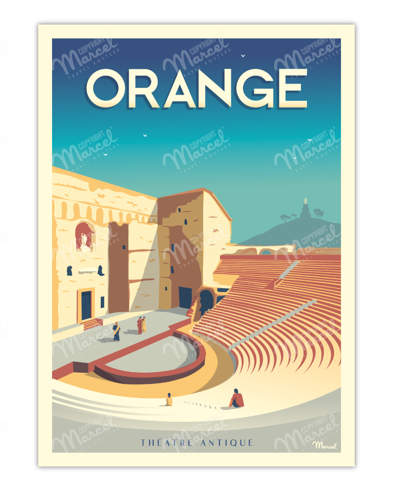 Affiche ORANGE "Théâtre Antique"