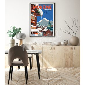 Affiche MORZINE "Haute-Savoie"