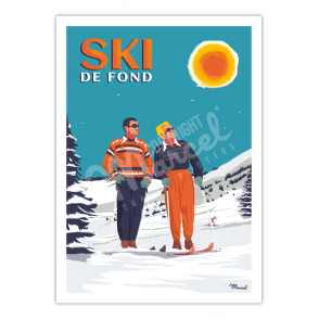 Affiche "Ski de Fond"