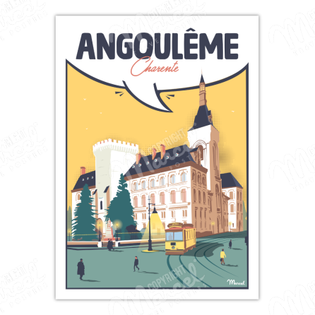 Poster ANGOULEME "Charente"