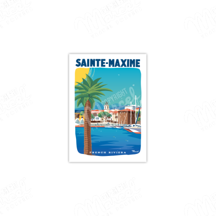 Carte Postale SAINTE-MAXIME "French Riviera"