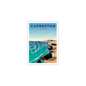 Carte Postale CAPBRETON "La Piste"