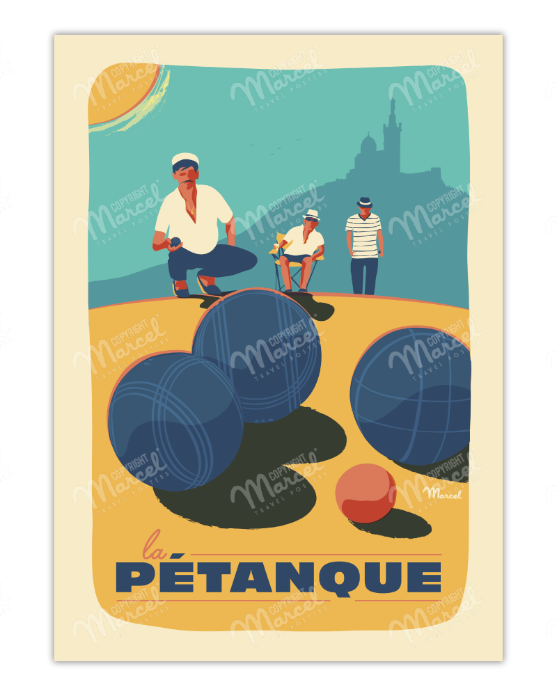 Affiche "La Pétanque"
