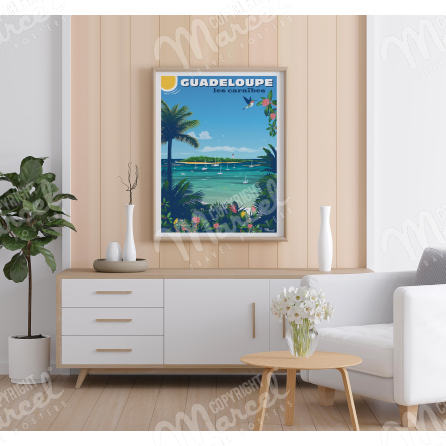 Poster GUADELOUPE "Le Gosier"