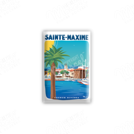 MAGNET SAINTE-MAXIME "French Riviera"