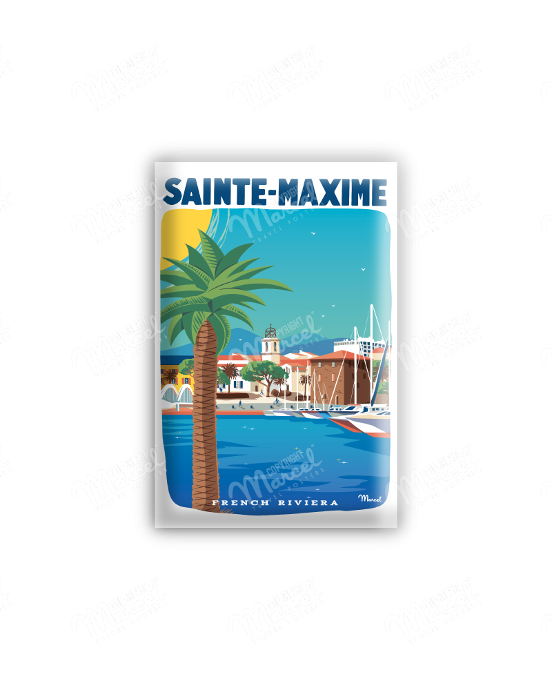Magnet SAINTE-MAXIME « French Riviera »