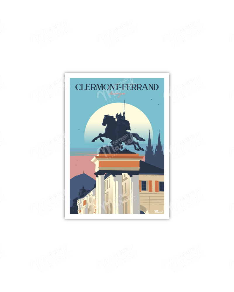 Carte Postale CLERMONT-FERRAND "Auvergne"