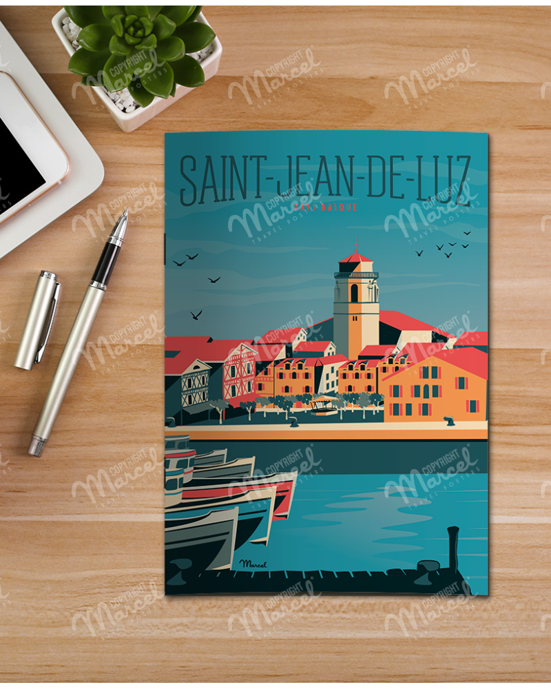 Carnet de Notes SAINT-JEAN-DE-LUZ " Le Port "
