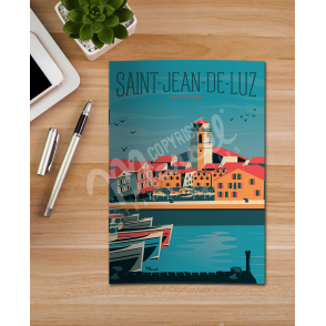 Carnet de Notes SAINT-JEAN-DE-LUZ " Le Port "