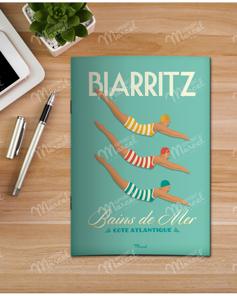 Notebook BIARRITZ " Bains...