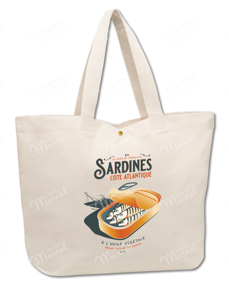 Tote Bag " SIMONE " - SARDINES