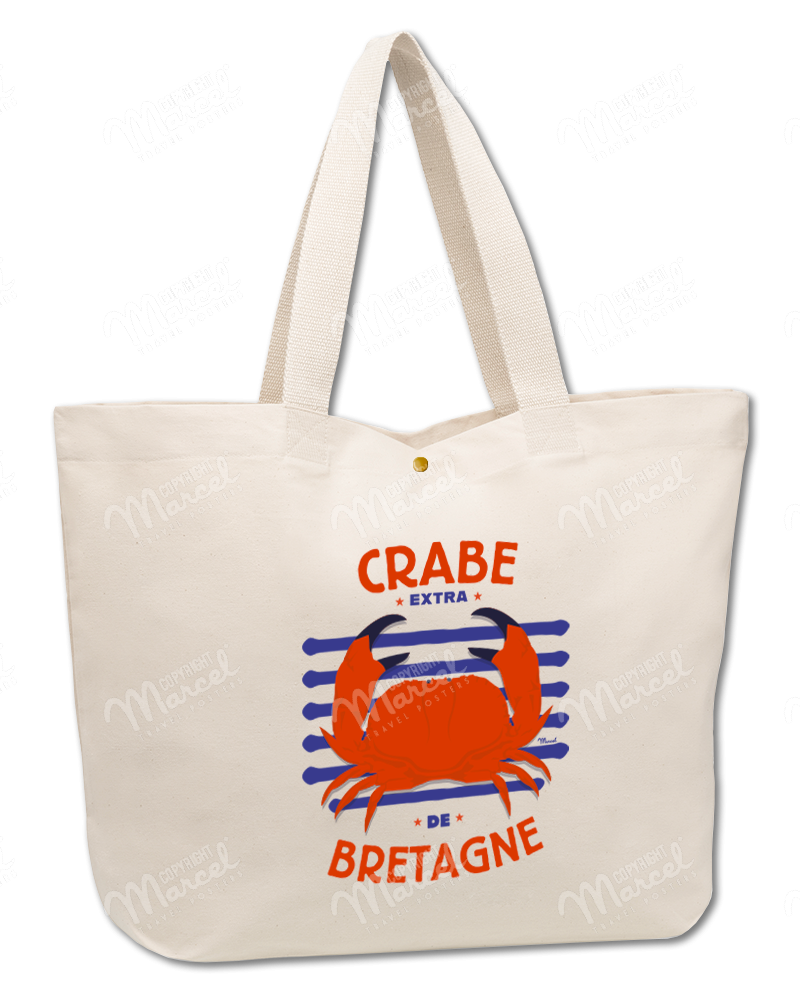 Tote Bag " SIMONE " - CRABE