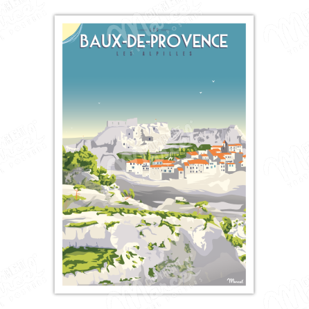 Affiche LES BAUX-DE-PROVENCE
