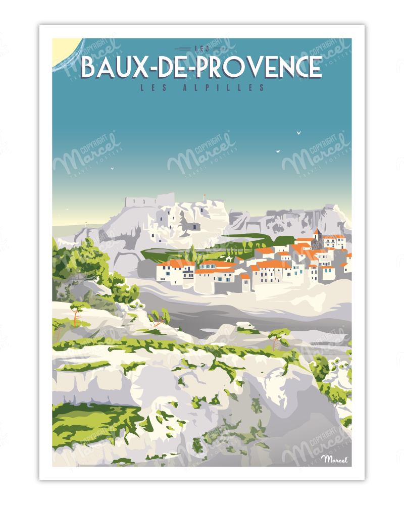Affiche LES BAUX-DE-PROVENCE
