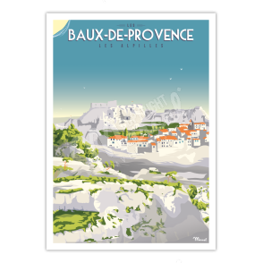 Poster LES BAUX-DE-PROVENCE