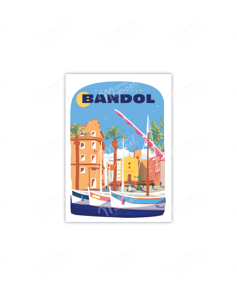 Carte Postale BANDOL "Le Port"