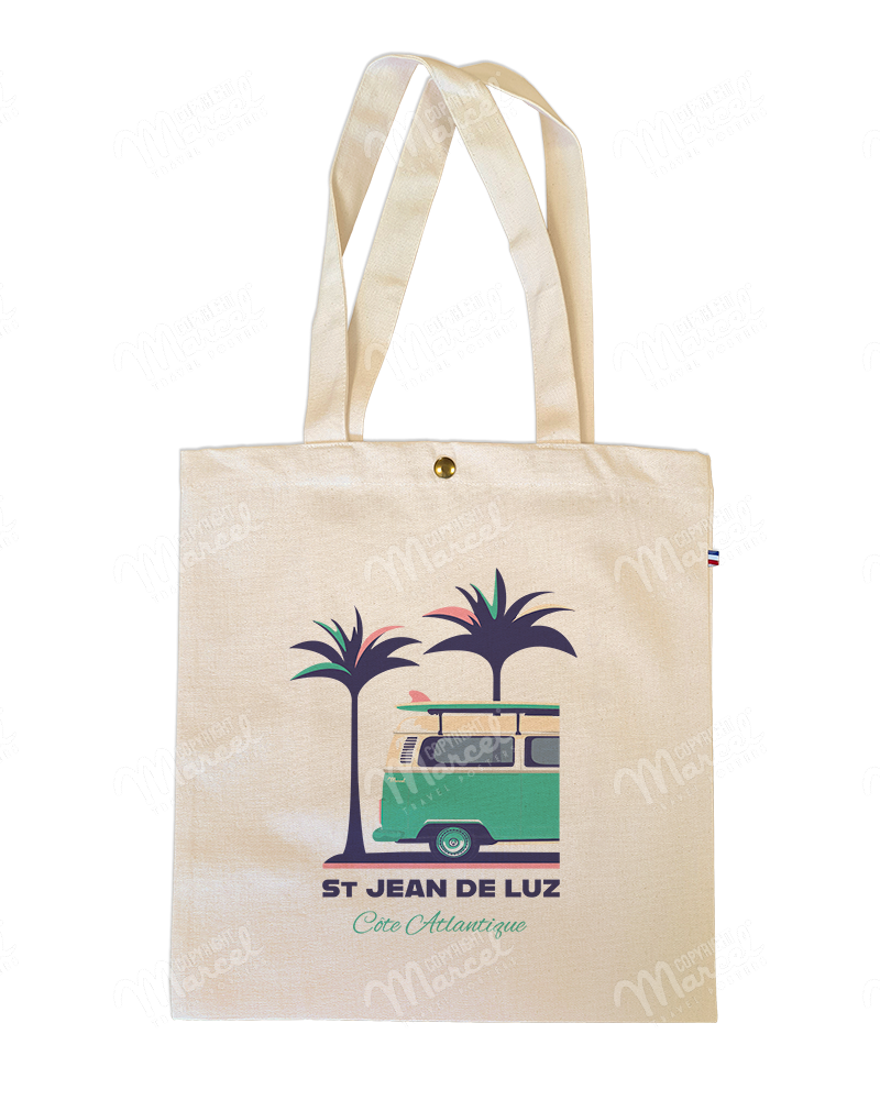 Tote Bag SAINT-JEAN-DE-LUZ "Palm Van"