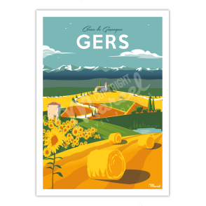 Poster GERS "Heart of Gascony"