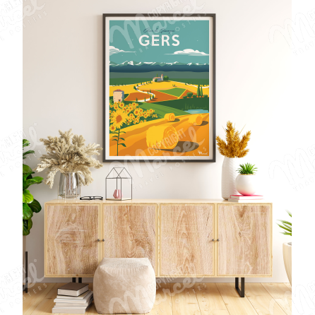 Poster GERS "Heart of Gascony"