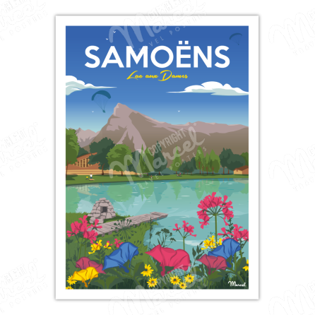 Poster SAMOËNS "Ladies' Lake"