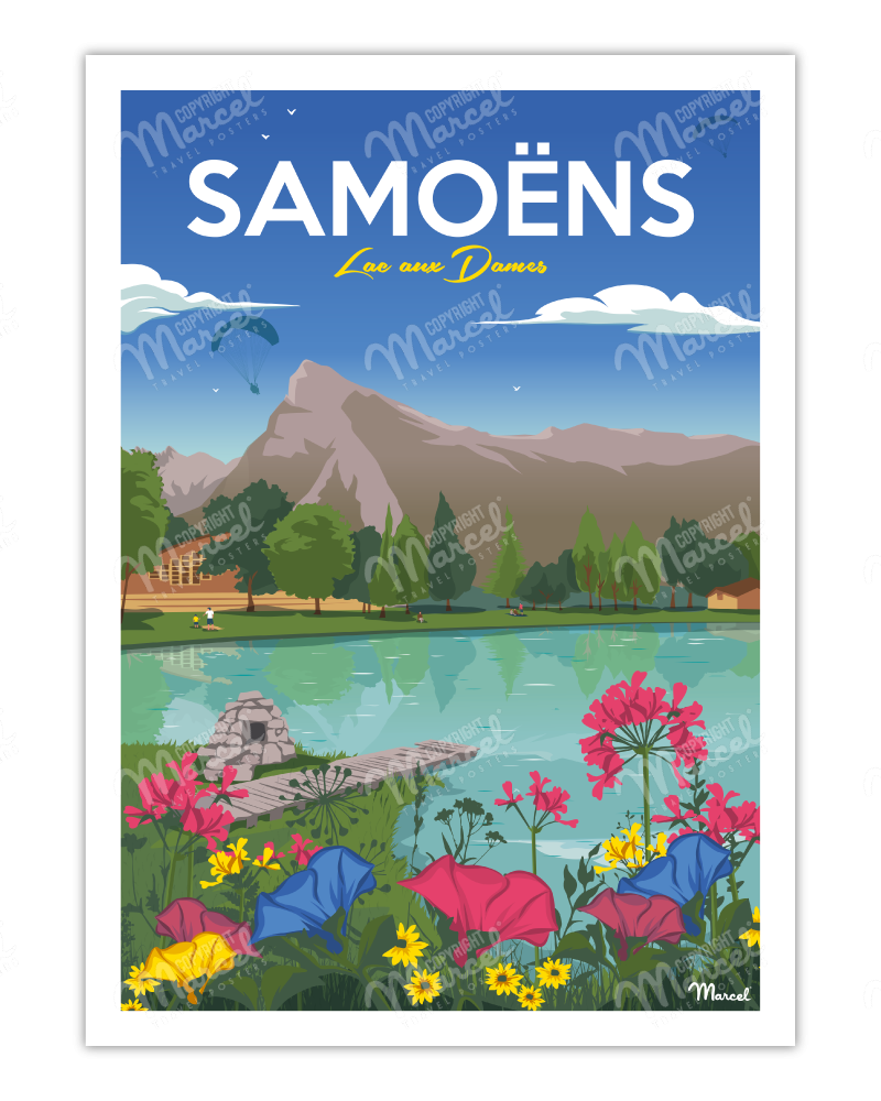 Poster SAMOËNS "Ladies' Lake"