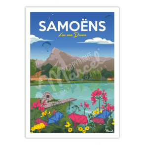 Poster SAMOËNS "Ladies' Lake"