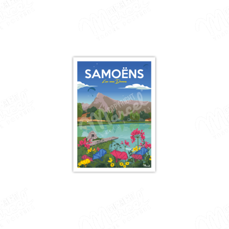 Postcard SAMOËNS "Ladies' Lake"