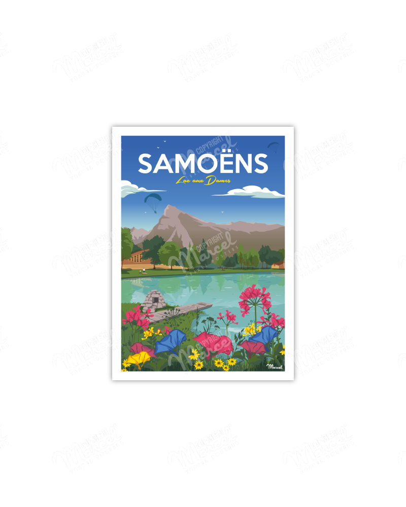 Carte Postale SAMOËNS "Lac aux Dames"