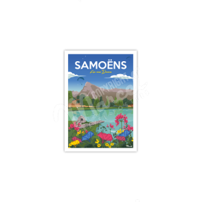 Postcard SAMOËNS "Ladies' Lake"