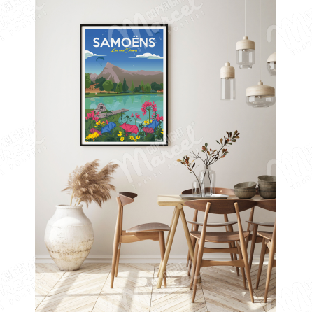 Poster SAMOËNS "Ladies' Lake"