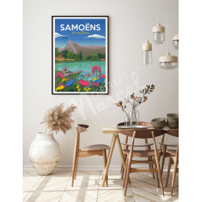 Poster SAMOËNS "Ladies' Lake"