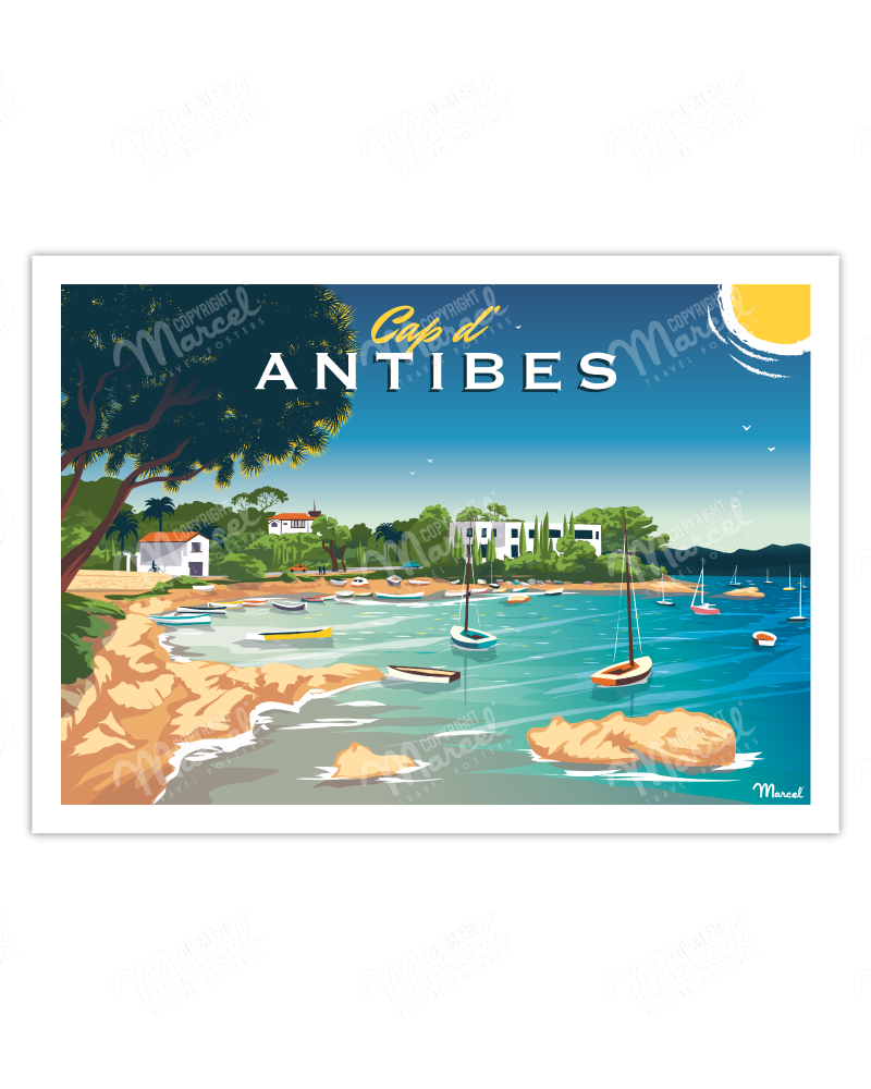 Poster ANTIBES' Headland
