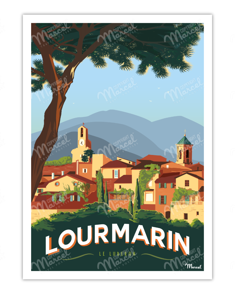 Poster LOURMARIN
