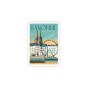Postcard BAYONNE "Place du Réduit"