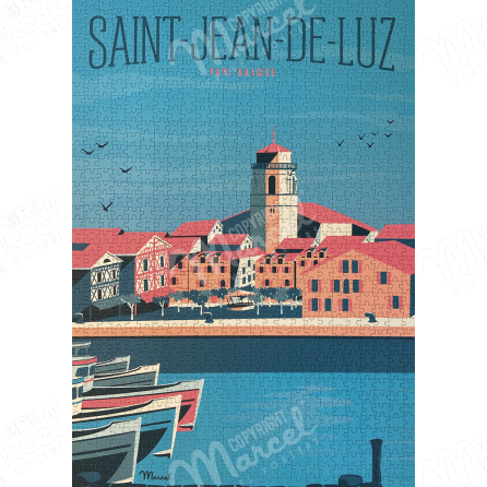 Puzzle SAINT-JEAN-DE-LUZ "The Harbour"