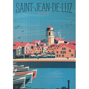 Puzzle SAINT-JEAN-DE-LUZ "Le Port"