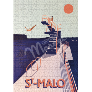 Puzzle SAINT-MALO "Le Plongeoir"