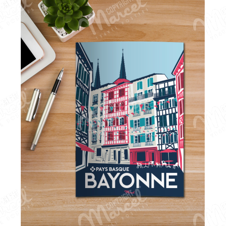 Carnet de Notes BAYONNE "Rue Argenterie"