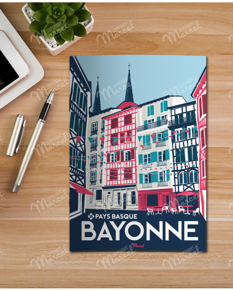 Carnet de Notes BAYONNE "Rue Argenterie"