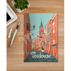 Carnet de Notes TOULOUSE "Rue du Taur"