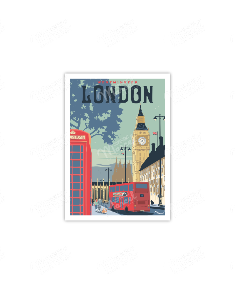 Carte Postale LONDRES "Westminster"