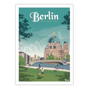 Affiche BERLIN "James Simon Park"
